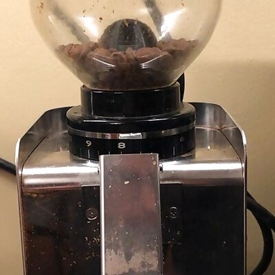 Quick Mill Model 60 EVO espresso grinder bean deflector