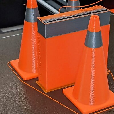 Traffic cone printing test model 3 part