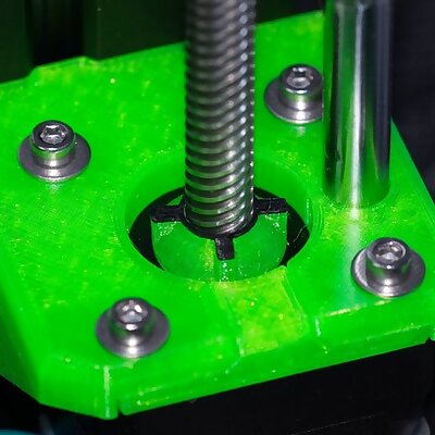 Z screw cover with movement indicator for Prusa and other