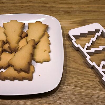 Christmas Tree Cookie Cutter five at once