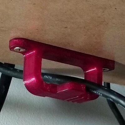 Printinplace springy cable mount