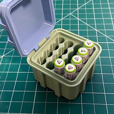 AAA Battery Storage Box