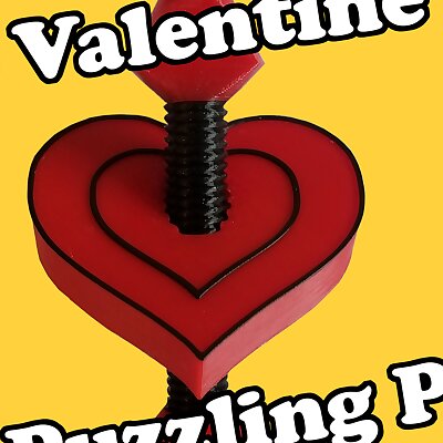 The Valentine Puzzling Print