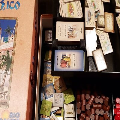 Puerto Rico board game insert and organizer