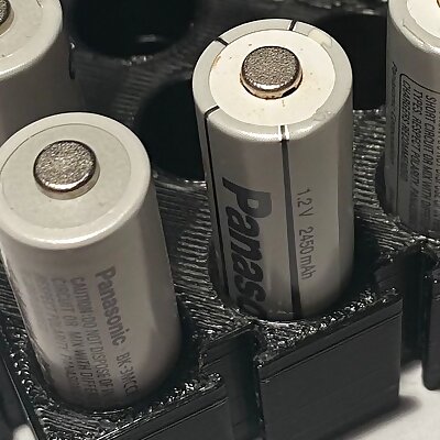 9x AA battery holder puzzle style