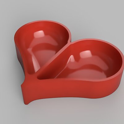 Valentines Day heart bowl