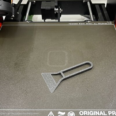 Bed scraper  fast print 15min  minimal filament usage 3g