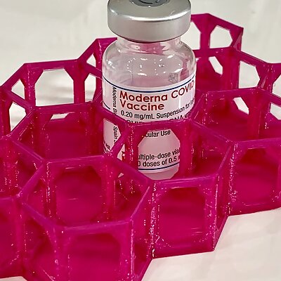 Pfizer BioNTech Moderna COVID19 vaccine vial tray holder