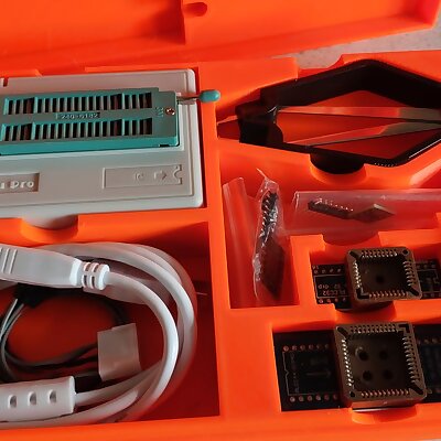 TL866 II EPROM Programmer and accessories box with lid