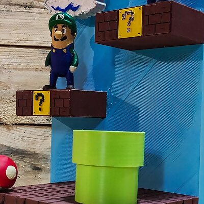 Super Mario Diorama for Mini dudes  Figurines not included