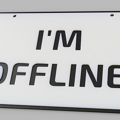 Im offline sign