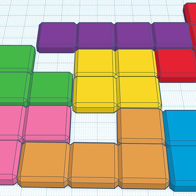Tetris Pieces Small