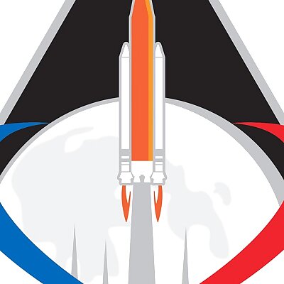 Artemis I mission logo  multi color possible
