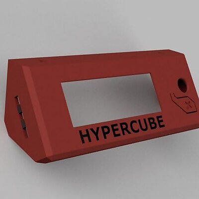 Prusa i3 style Hypercube LCD Holder 2020 frame