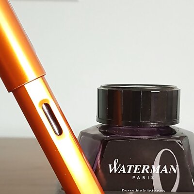 Fountain pen  ink bottle holder