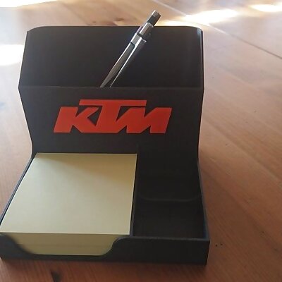 Desk organizer with KTM Logo