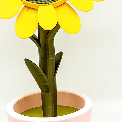 3D FFF Google Home Mini Sunflower 2