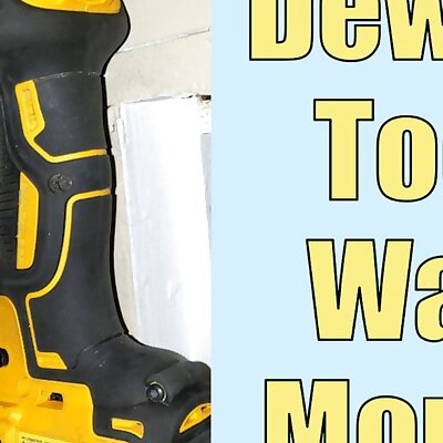 Dewalt Drill Wall Mount for 20v Drills and Other 20 Volt Dewalt Tools