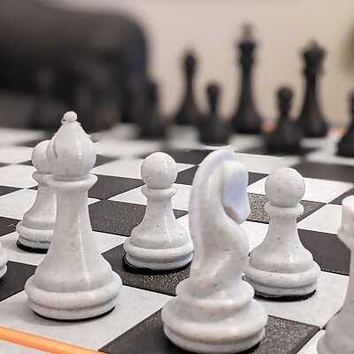 Wallmounted Magnetic Chess Board