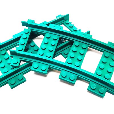 All LEGO® like train track rail in LGauge