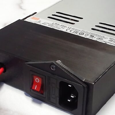 Meanwell LRS350 outlet and cover
