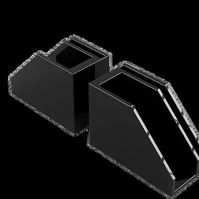 Magnetic door handles for LACK V2 Enclosure