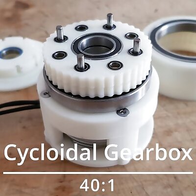 Cycloidal Drive  3D Printed Gearbox 401