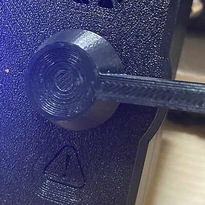 Prusa knob with extended lever