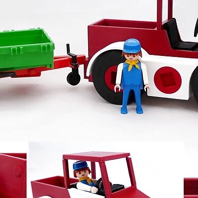 Toy Transporter Playmobil compatible