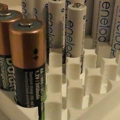 AA battery simple holder