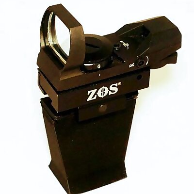Parametric Red Dot Finder Mount  Astro Dovetail to NATOPicatinny Rail