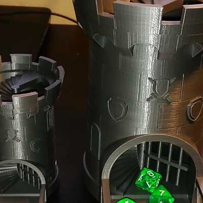 Castle dice tower Hight Resollution and supports