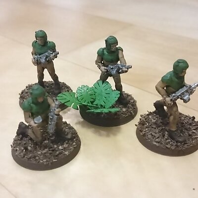 28mm soldiers with grenade throwers