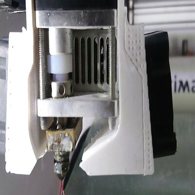 Fan Duct for Ultimaker 2  2  optimised for not falling down