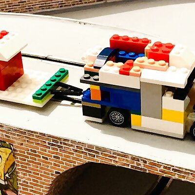 Slotcar chassis for bricks like Lego