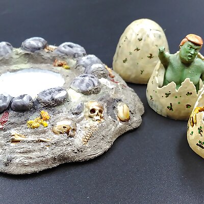 Surprise Egg Miniature 3Demonsters