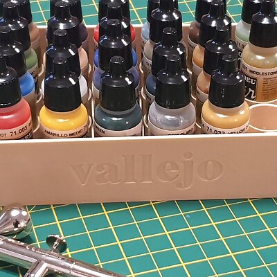 Vallejo paint bottle storage Tray