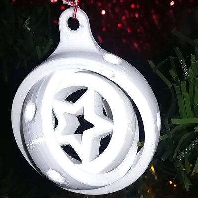 Gyro Christmas Globe Ornament