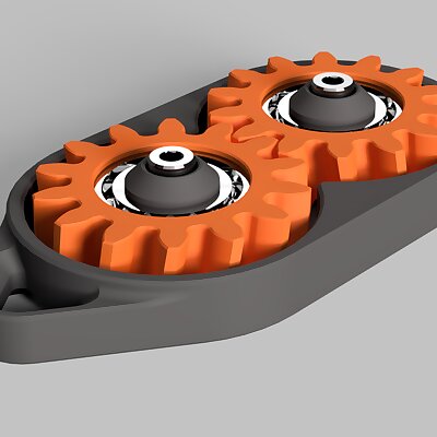 Gear Spinner Keychain
