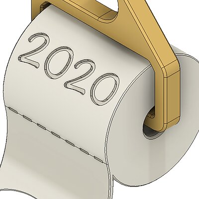 2020 Toilet Paper Christmas Ornament