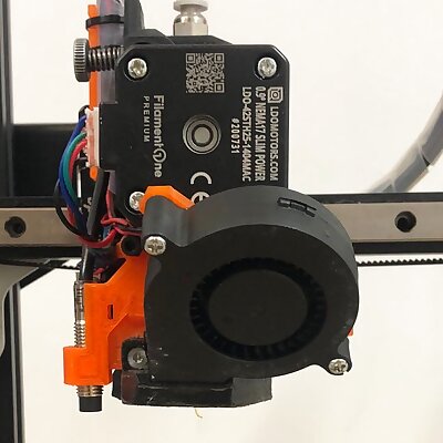 Prusa Style Hotend Mount for BMG  V6  5015  BLtouch  Pinda  Printermodscom MDD OR stock mounting plate