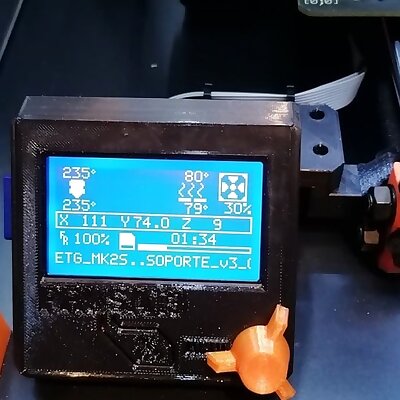 PRUSAi3 LCD COVER ASSY MK3S STYLE FOR REPRAP DISCOUNT FULL GRAPHIC SMART CONTROLLER