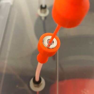 Magnet filament coupler for drybox