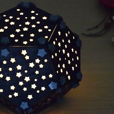 Christmas Vault Dodecahedron Lampshade