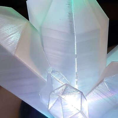 Glowing Crystal Lamp