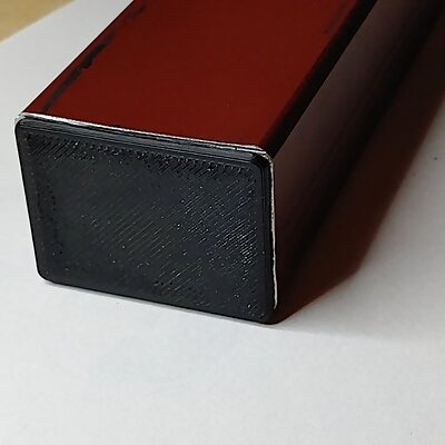 Cover for steel tube 30x40mm