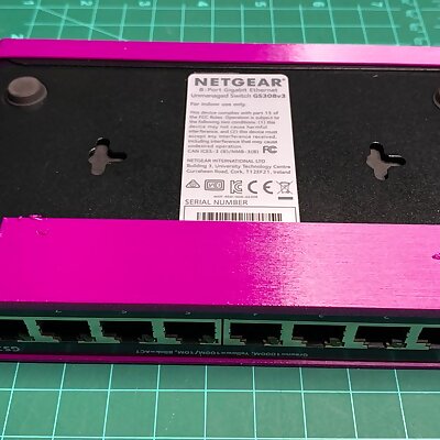Undershelf mount for Netgear 8port Ethernet switch