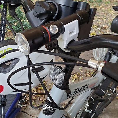 Bike flashlight quick mount