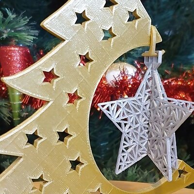 Star Christmas tree bauble