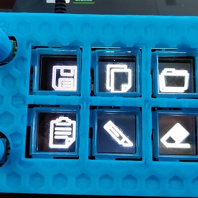 Custom case for the DIY streamdeck by SuperMakeSomething